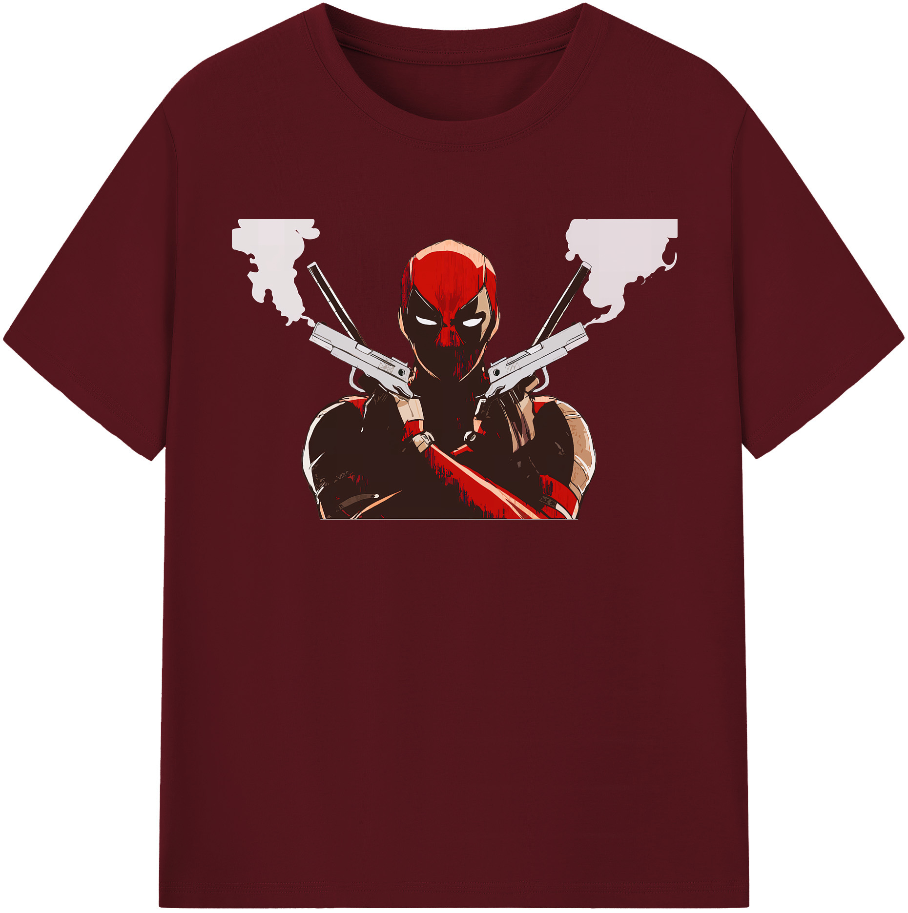 （画像用） Deadpool デッドプール 綿100％半袖Tシャツ（フロントプリント）